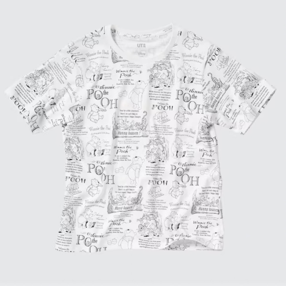 Uniqlo x Disney Magic For All Classics Winnie the Pooh Short Sleeve Tee-Large